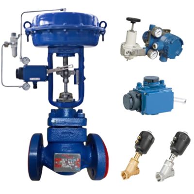 Spiraxsarco Valve KEA43 ve Azbil AVP 300 Dijital Valve Positioner ve Burkert Valve