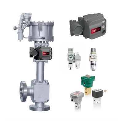 DVC6200 SIS Fisher Valve Positioner SMC AW30 Filtre Düzenleyicisi ASCO 8327 Solenoid Valve ile Çinli Yüksek Basınç Kontrol Valfleri