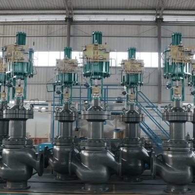 Samson 3730 Eectropneumatic Valve Positioner 3 Way Pneumatic Control Valve (Üç Yolu Pneumatik Kontrol Valfi)
