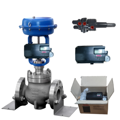 Yeni Pnömatik Küresel Vana ve Fisher 377 Trip Vanası ve Kontrol Vanası Konumlayıcı Tessin Akıllı Konumlayıcı Stok Tedarikçisi