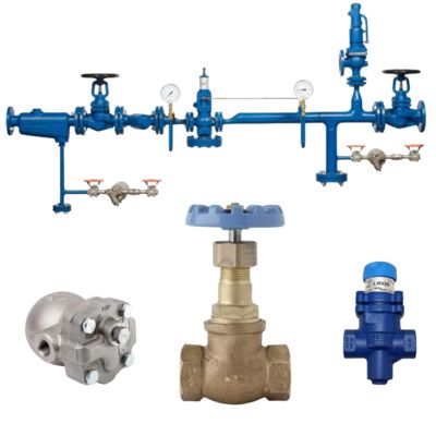 Bithermo Pnömatik Kontrol Vanaları ve Spriaxsarco Stop Vanası HV3 ve Şamandıralı Buhar Kaptırıcı FT14