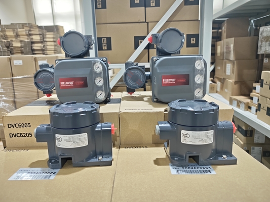 Çin Pnömatik Kontrol Valfi Valf Denetleyicisi Fisher DVC6205+DVC6215 Uzaktan Seyahat Sensörü Bölünmüş Tipi Valf Konumlandırıcı