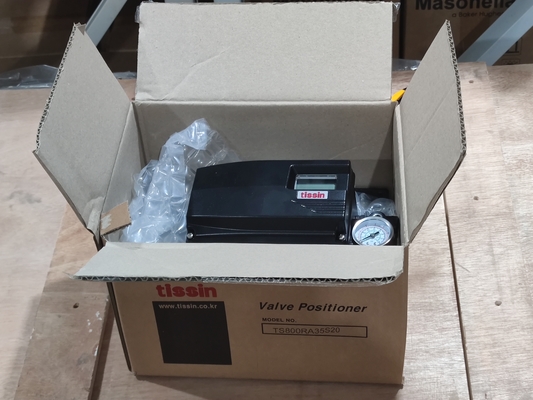 Kore Malı Orijinal Tissin TS800/TS805 Serisi Akıllı Pozisyoner ve SMC AW20 Filtre Regülatörlü Pnömatik Küresel Vanalar