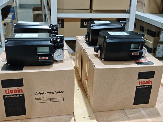 Orijinal Tissin TS600 Elektropnömatik Konumlandırıcı ile Limit Anahtar ve IMI NORGREN B64G Filtre Düzenleyicisi ile Top Valfları