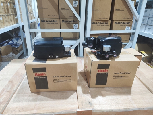 Orijinal Tissin TS600 Elektropnömatik Konumlandırıcı ile Limit Anahtar ve IMI NORGREN B64G Filtre Düzenleyicisi ile Top Valfları