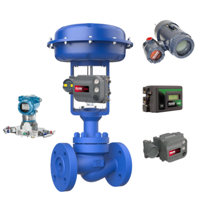 Yeni Pnömatik Kontrol Valfi Spirax Sarco Valfi ve Rosemount Göndericisi Fisher DVC2000/DVC6200 ve Fisher DL3010 Dijital Seviye Denetleyicisi stok tedarikçisi