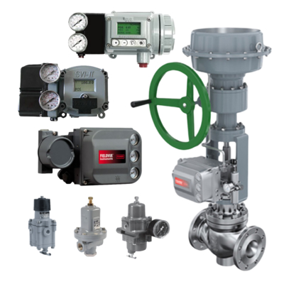 FISHER FIELDVUE Valve Positioner DVC6200SIS Kontrolör Emerson Fisher Masoneilan SVI2 SVI3 ASCO Solenoid Valve Topworx ile