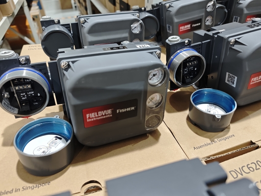 Emerson ASCO Solenoid Valfi Fisher DVC6200 Çift Etkili ve Geri Bildirimli Dijital Vana Kontrol Cihazı Konumlayıcı ve Çin Kontrol Vanası
