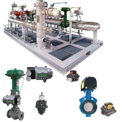 Yeni ve doğru KEYSTONE Pnömatik kelebek valfi FİGİR 990 kelebek valfleri ve NELES konumlandırıcı ND7000