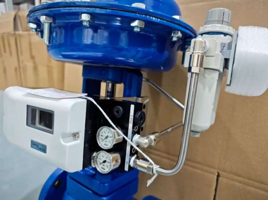 IP66 Doğrusal Aktüatörler için Pnömatik Kontrol Valfi 2.5 DN