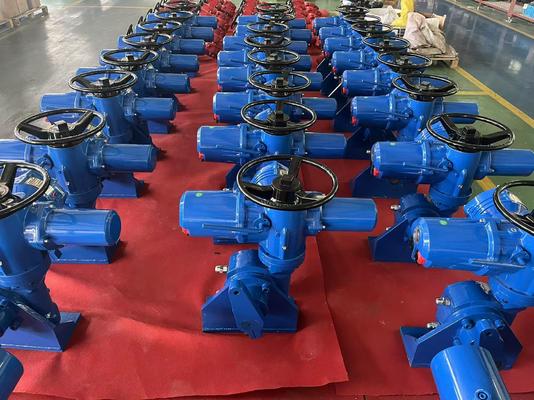 Peckwomy HART Protokolü ile elektrikli aktüatör 30 ‰ 3000 Nm Döner