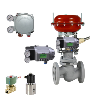 Pnömatik Kontrol Vanası ve Vana Parçaları Masoneilan SVI2/SVI3/SVI1000 Vana Konumlayıcı ve ASCO Solenoid Vana