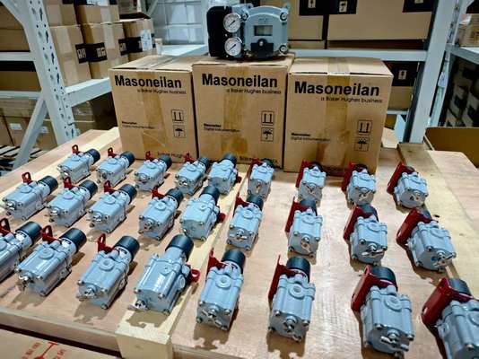 YT-1000 pnömatik Akıllı valf konumlayıcı ve masoneilan 78-40 regülatörlü Çin kontrol valfi