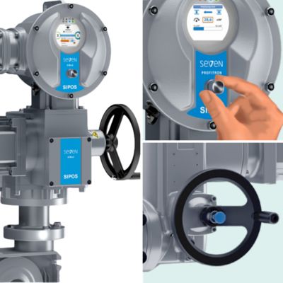 SIPOS SEVEN 7 Değişken Hızlı Elektrikli Vana Aktüatörü (Vana Otomasyonu İçin)