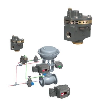 Fisher 2625 Serisi Hacim Artırıcı 3/4 NPT CCC Sertifikalı
