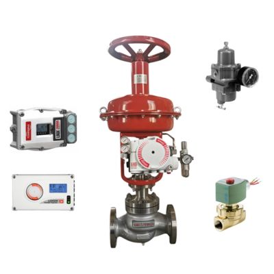 Pnömatik Kontrol Vanası ve Yeni Stok Fishers Regülatörü ve FLOWSERVE 3200MD 520MD 3800MD Vana Konumlandırıcı