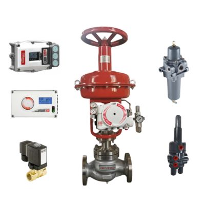 Pnömatik Kontrol Valfi ve Yeni Stock Fisher 377 ve FLOWSERVE 520MD 3800MD 3200MD konumlandırıcı ve Burkert Valfi