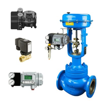 Yeni ve Kararlı Kontrol Vanası Spiraxsarco Pnömatik Vana ve 4-20mA Patlamaya Dayanıklı Masoneilan SVI2/SVI3/4700E HART Pozisyoner stoğu