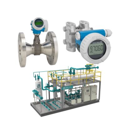 Endress+Hauser Proline Prowirl R 200 vorteks debimetre ve Deltabar PMD55B basınç transmitteri ile akış kontrol vanası montajı.