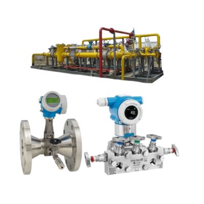 Endress+Hauser Proline Prowirl R 200 debimetre ve Deltabar PMD50 diferansiyel basınç transmitteri ile basınç/akış kontrol ünitesi.