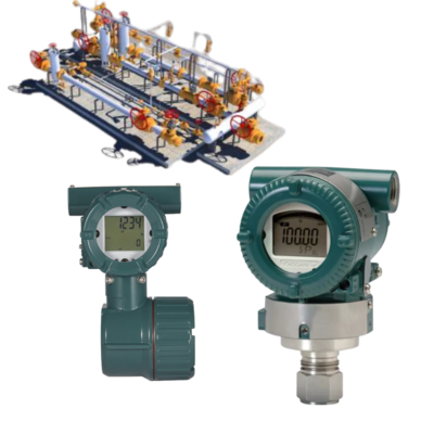 Yokogawa VY serisi girdap akış ölçerleri ve Eja210e, Eja430e, Eja438e ve Eja530e basınç vericileri ile donatılmış valf geçirme kaydırma sistemi
