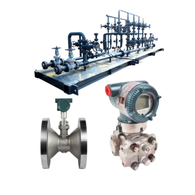 Yokogawa VY serisi vorteks debimetreli ve EJX120A havalandırma aralıklı diferansiyel basınç transmitterli basınç düşürücü regülatör