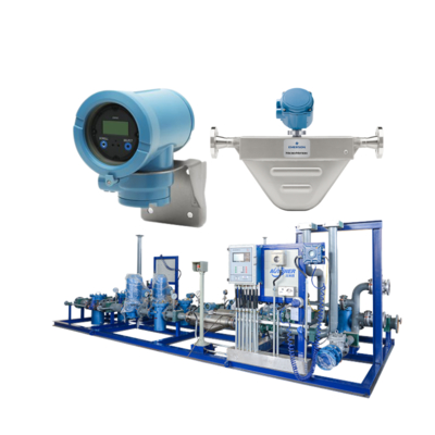Micro Motion F100A Coriolis debimetre ve 1700 | 2700 entegre verici ile basınç düşürme ve kızgın buhar sıcaklığı düşürme istasyonu