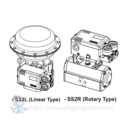 POWER GENEX SS2 SS3 SS5 Patlamaya Dayanıklı Akıllı Vana Konumlandırıcıları Pnömatik Kontrol Vanası