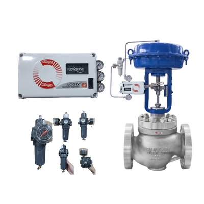 Fisher 67DFR Basınç Düzenleyicisi Flowserve Logix 520MD Endüstriyel Kontrol Valfları Dijital Valf Konumlandırıcı Çin Diyafragma Valfi