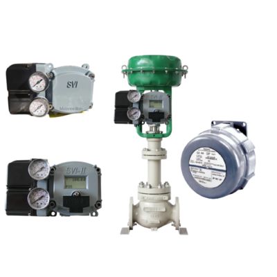 Boyutu DN50 Spirax Sarco Pnömatik Kontrol Valvu KE73 ve Masoneilan Valve Positioner SVI2/SVI3/SVI1000 ve Booster Stock