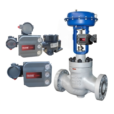 Stok Tedarikçisi Emerson Fisher DVC6200 Dijital Vana Konumlayıcıları Özelleştirilmiş Kömür Kimya Endüstrisi ACV Siyah Su Açılı Vanalar