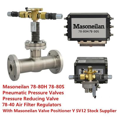 Masoneilan 78 Serisi Basınç Alçaltma Valfı 210psi Max Inlet 1/4NPT