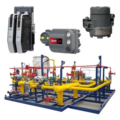 Yüksek basınçlı ve koroziv ortamlarda doğru ve istikrarlı kontrol için DeltaV DCS ile Fisher 846 I/P ve DVC6200 Valve Controller