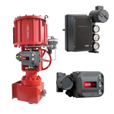 Fisher 3620J 220 V Kontrol Valf Sistemleri için Fisher DVC6200 ve 3582i ile Elektro Pnömatik Valf Konumlandırıcı