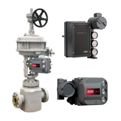 Fisher 3620j / 3582i Elektro-Pnömatik Vana Konumlayıcı ve Fisher DVC6200 Kontrol Cihazı, 220 V Çalışma Gerilimi ve PLC EtherCAT Bağlantı Modülü ile %100 Orijinal Ambalajında