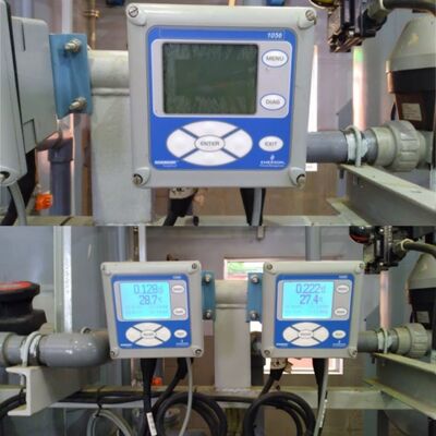 Çift Girişli PH ORP Çok Parametrel Ölçüm Analizörü Emerson Rosemount 1056 4 Tel Göndericisi HART İletişim Göndericisi