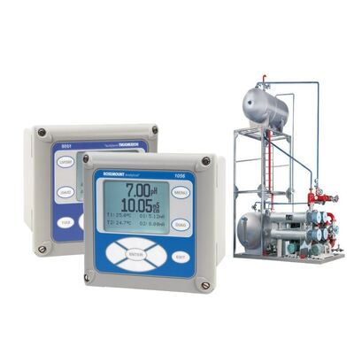 Çift Girişli PH ORP Çok Parametrel Ölçüm Analizörü Emerson Rosemount 1056 4 Tel Göndericisi HART İletişim Göndericisi