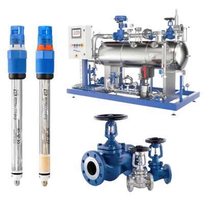 Sıvı Analizi Potansiyometrik Endress Hauser CPS11E-UR7AAA2 ve Spiraxarco Körük Vana BSA2T BSA3T Su ve Atık Su İçin