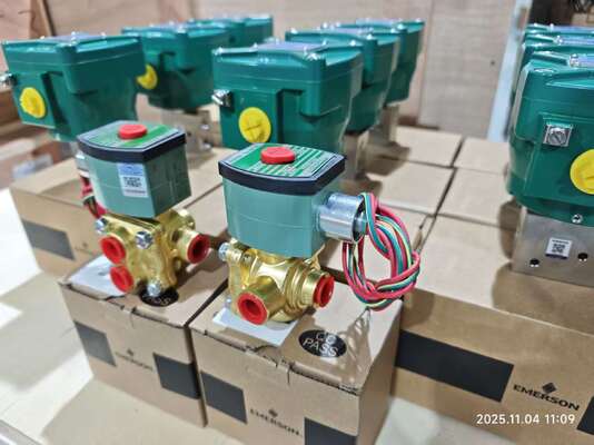Pnömatik aktüatörlü ve Asco 8210G solenoid valfli ve westlock 2200 limit anahtarlı Çin kontrol valfi
