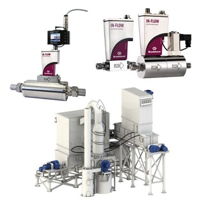 Bronkhorst IN-FLOW Mass Flow Meter And E+H Endress Hauser – Accurate Gas Control for Industrial Automation, In Stock