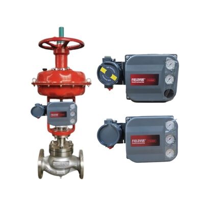 Dijital Vana Kontrol Cihazı Emerson Fisher FIELDVUE DVC6200 HC AC AD PD SIS Pnömatik Kontrol Vanaları için Vana Konumlayıcı