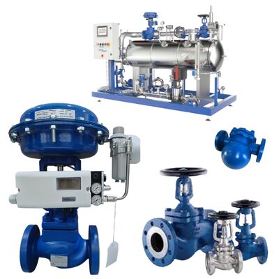 Uzman Buhar Çözümleri Spirax Sarco Bellows Kapalı Durdurma Valfı BSA2T BSA3T ve Top Yüzen Buhar Tuzakı FT14 ve Kontrol Valfi