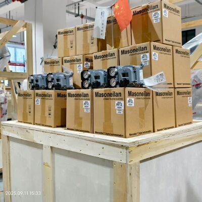 Stokta bulunan Rotork Fairchild T7800 I/P dönüştürücü + Masoneilan SVI2 AP/SVI2 serisi SVI2AP-22123111 çift etkili akıllı valf pozisyoneri.