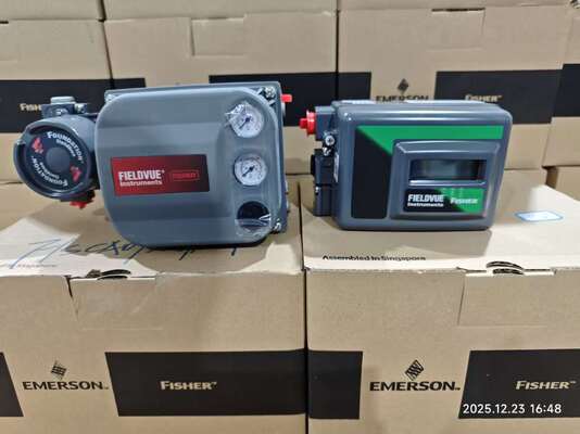Petrol ve Gaz Endüstrisi Samson Pnömatik Kontrol Vanası ve Pozisyoner Fish-er DVC2000 DVC6200 3661 ve Trip Valve 377