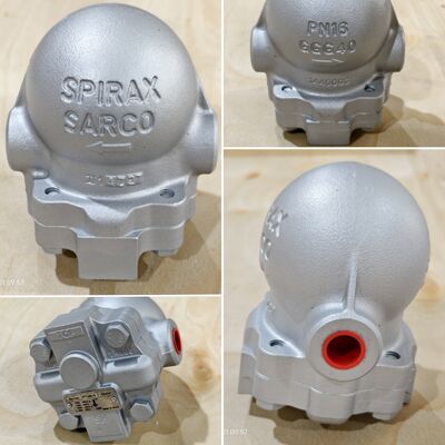 Spirax Sarco FT14 FT14X-10 FTGS14-10 Paslanmaz Çelik Dökme Demir Şamandıralı Termostatik Buhar Tuzu Küresel Vana