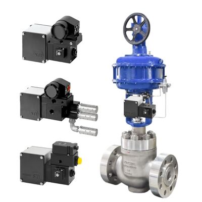IMI STI SA/CL Doğrusal Aktüatör Çift Eylemli Petrokimyasal Isı Elektrik Santrali için Analog Pozisyoner