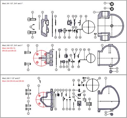 High Pressure Condensate Trap VYC Stainless Steel Industrial Steam Trap Valve Floating and Thermostatic Steam Traps