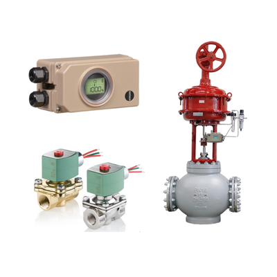 ASCO Solenoid Valves and Samson 3730-3 Electropneumatic HART Valve Positioner Valve Controller