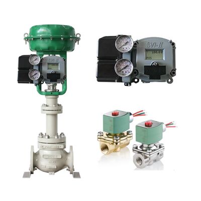 ASCO Solenoid Spool Valves ve Masoneilan SVI II AP Svi2 Akıllı Dijital Valf Konumlandırıcı Denetleyicisi