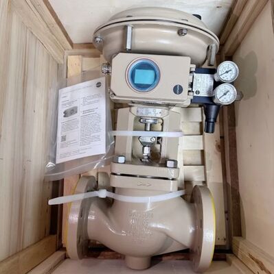 Endüstriyel Süreç Düşük Basınçlı Küresel Valf 3241 SAMSON 3756 Yüksek Akışlı Pnömatik Hacimli Booster Valf